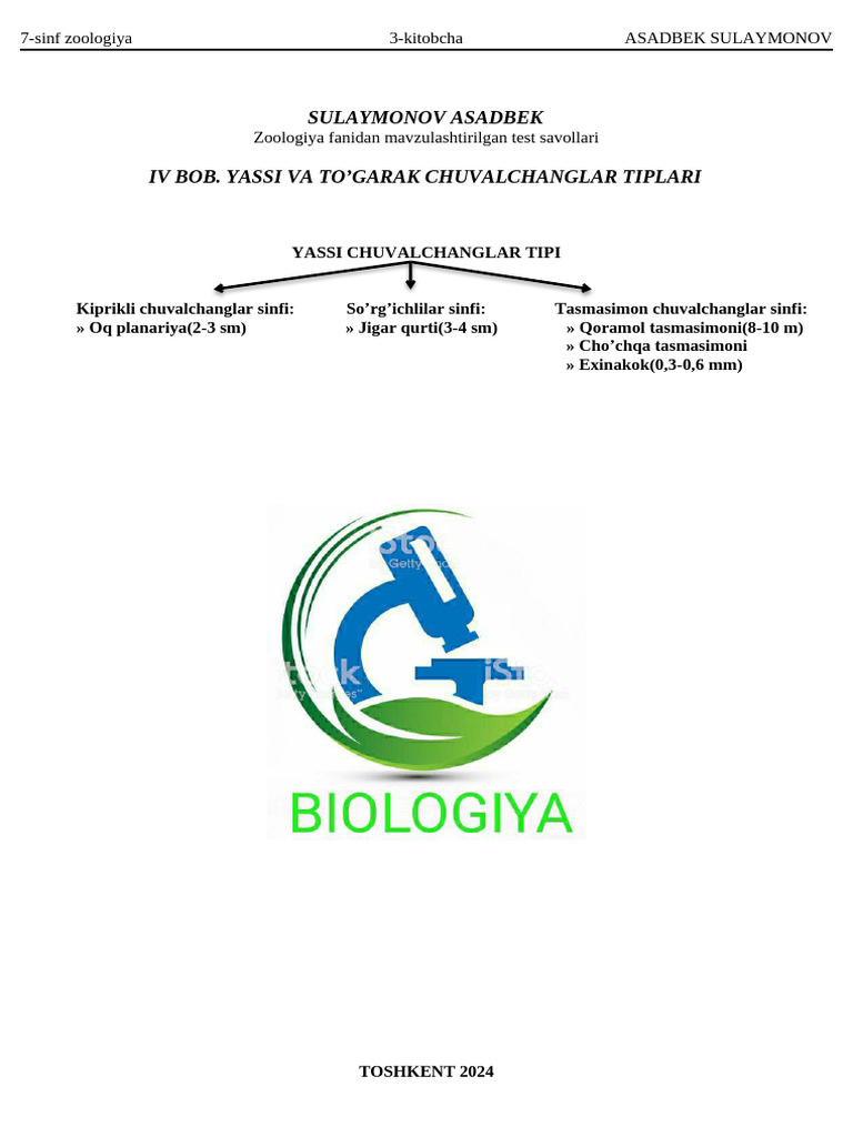 3-Kitobcha Yassi Va To'garak | PDF