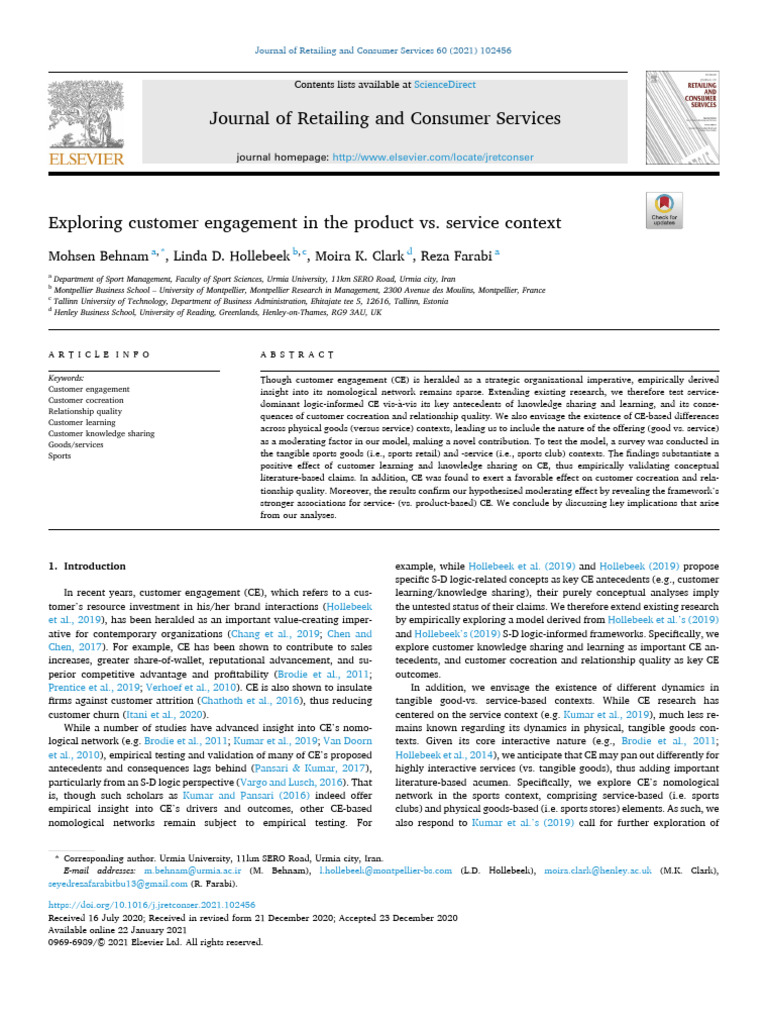 J Jretconser 2021 102456 | PDF | Brand | Knowledge