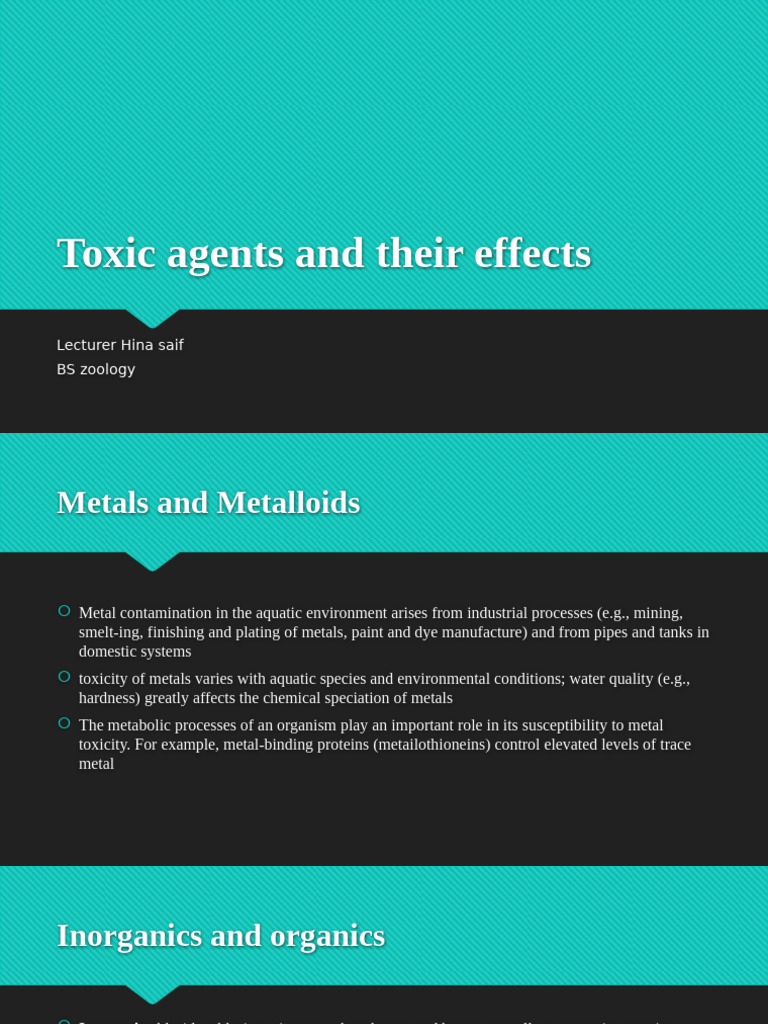 Effects of Toxic Agents on Aquatic Life | PDF | Radionuclide ...