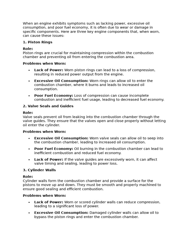 ESM QUESTIONS | PDF | Internal Combustion Engine | Piston
