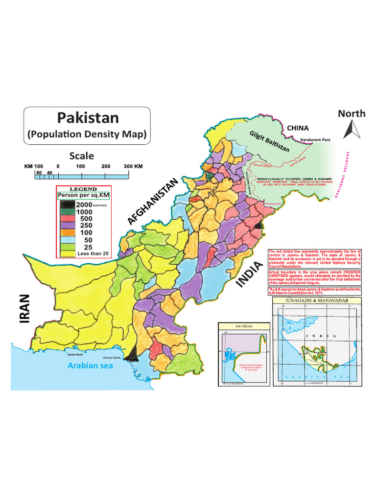 Population Denisty Map English | PDF