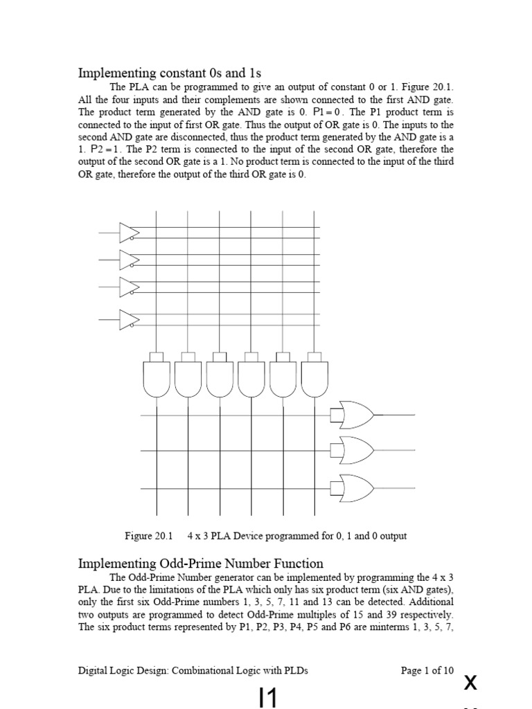 Lecture 20 | PDF | Logic Gate | Electronic Circuits
