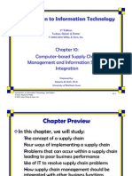 Ch10 Computer-Based Supply Chain Management and Information Systems Integration