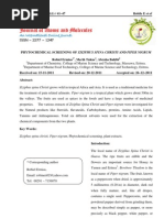 Download Phytochemical Screening of Ziziphus Spina Christi and Piper Nigrum by jamonline SN82103483 doc pdf