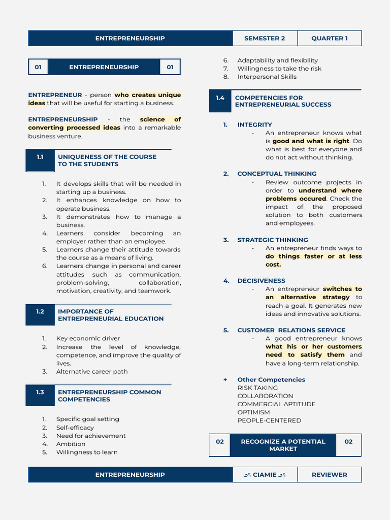 ENTREP | PDF | Entrepreneurship | Market Segmentation