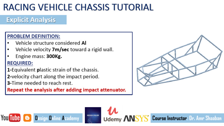 Racing Vehicle Chassis Impact Analysis | PDF
