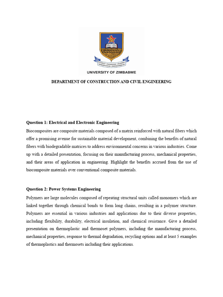 Engineering Materials Presentations-27 March 2024 | PDF | Composite ...
