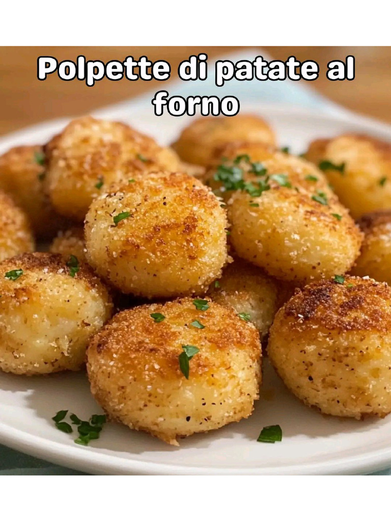 Ricetta Polpette Di Patate Al Forno | PDF