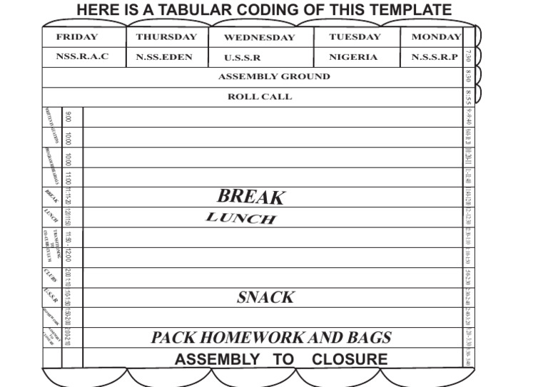 nss - template | PDF