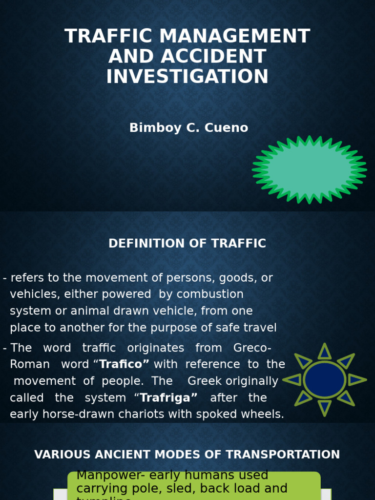 Traffic Management Overview | PDF | Traffic Collision | Traffic