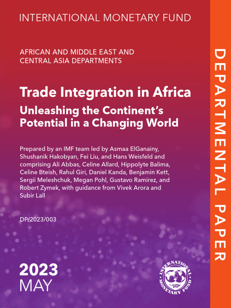 Trade Integration in Africa's Future | PDF | Trade | World Trade ...