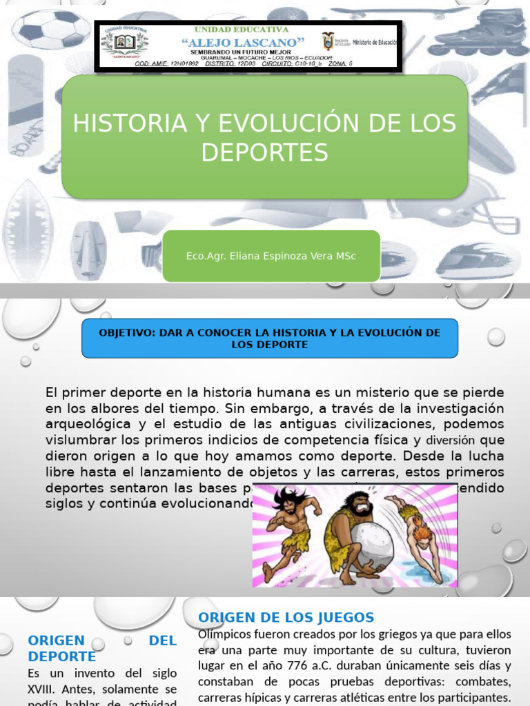 Historia y Evolución del Deporte | PDF | Deportes