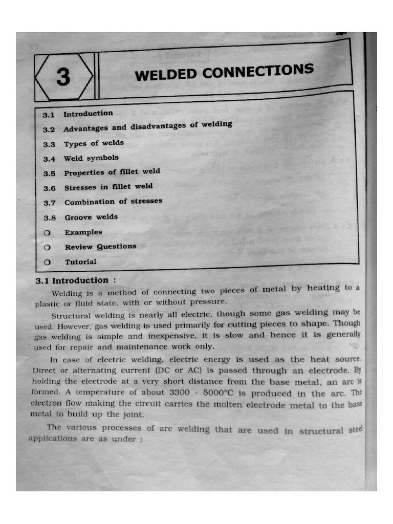 Welded Connection Notes | PDF