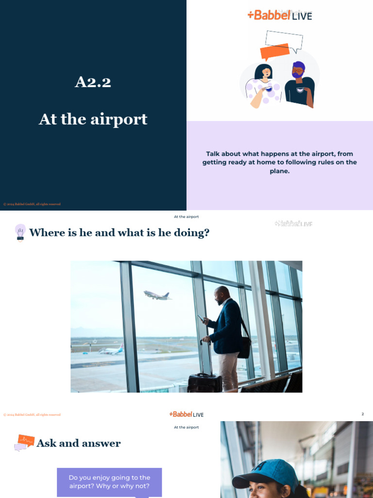 ENG - A2 - 2 - 31 at The Airport | PDF | Airport | Aviation