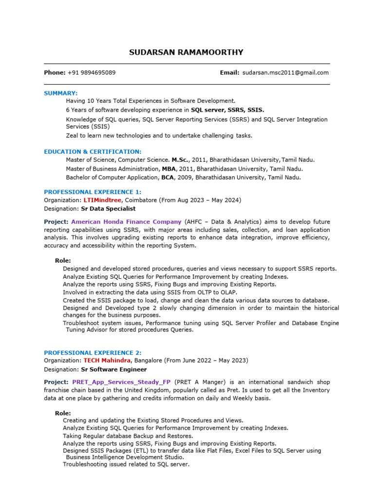 MSBIeveloper.pdf | PDF | Microsoft Sql Server | Databases