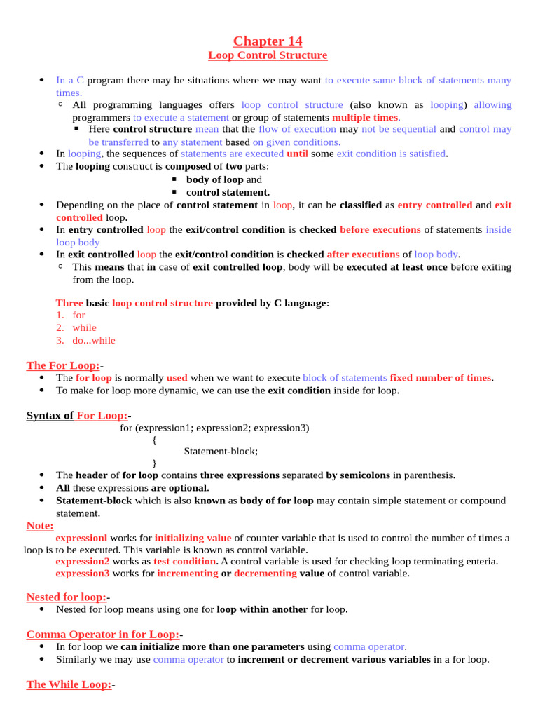 Ch14 | PDF | Control Flow | C++
