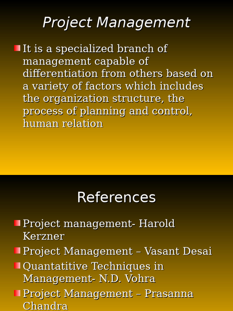 Project Mgmt Lecture+1 | PDF | Project Management | Feasibility Study