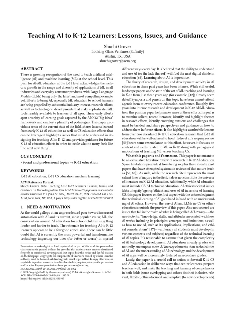 Teaching Ai Websites