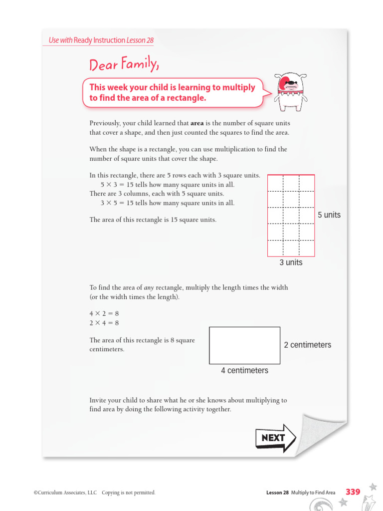 Multiply to Find Rectangle Area | PDF | Area | Multiplication