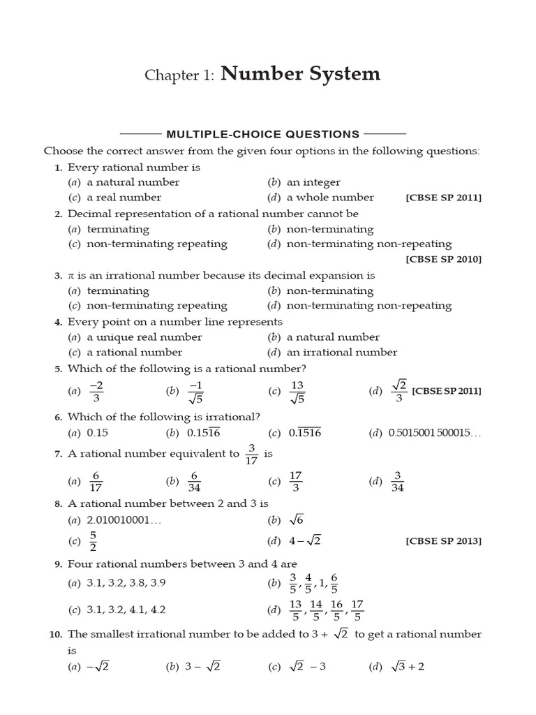 Cbse Maths 9 Mcqs 080756 Pdf Cartesian Coordinate System Triangle