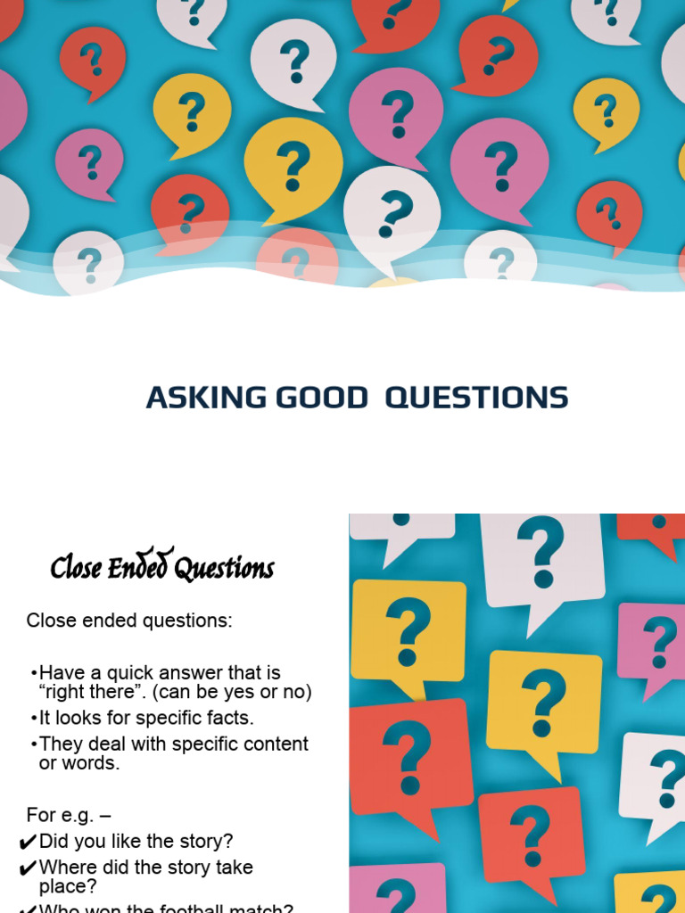 Effective Questioning Techniques Guide | PDF | Agriculture | Information