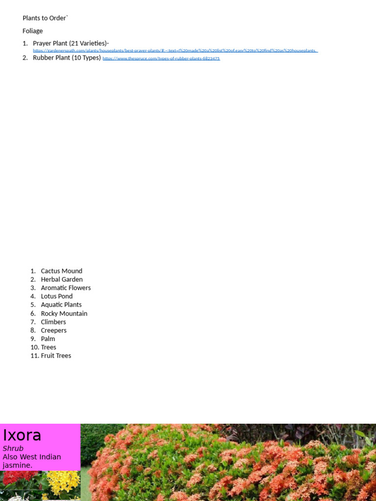 Diverse Plants for Home and Garden | PDF