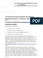 Electing Good Councillors - A Workbook For Voters and Candidates v1.0