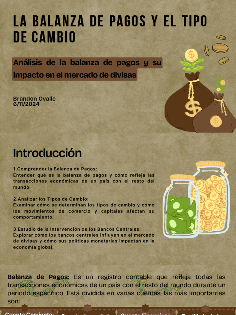 Balanza de Pagos y Tipo de Cambio: Análisis | PDF | Tipo de cambio ...