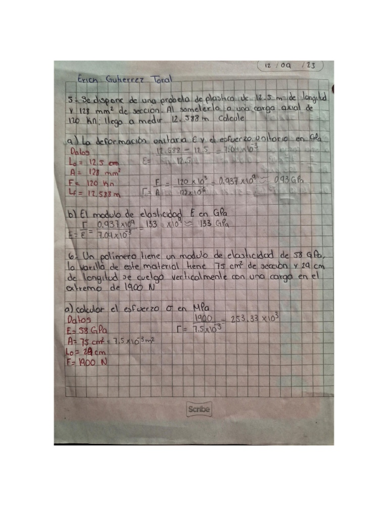 Ejercicios en Clase | PDF