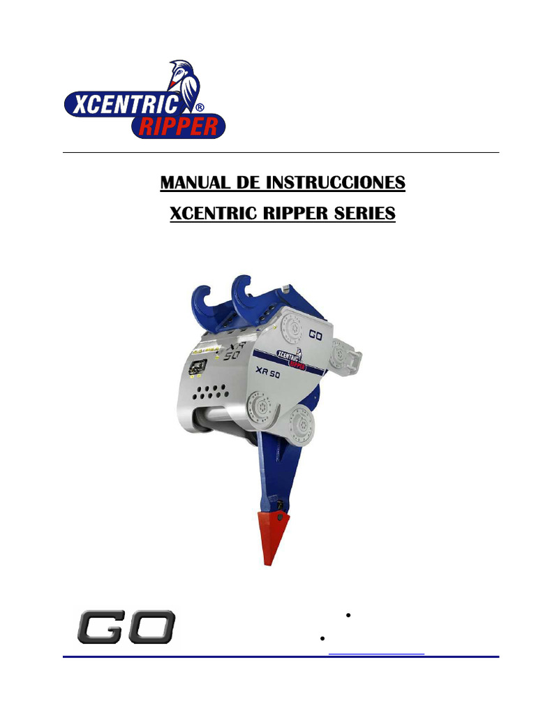 Manual Xcentric Ripper Castellano | PDF | Tornillo | Neumático