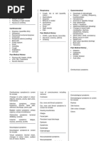 Systemic Enquiry OSCE Guide | PDF | Urinary Incontinence | Headache