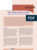 Briefing Paper-FDI in Higher Education in India