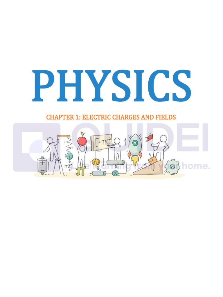 Electric Charges and Fields Overview | PDF | Electric Charge | Electric ...