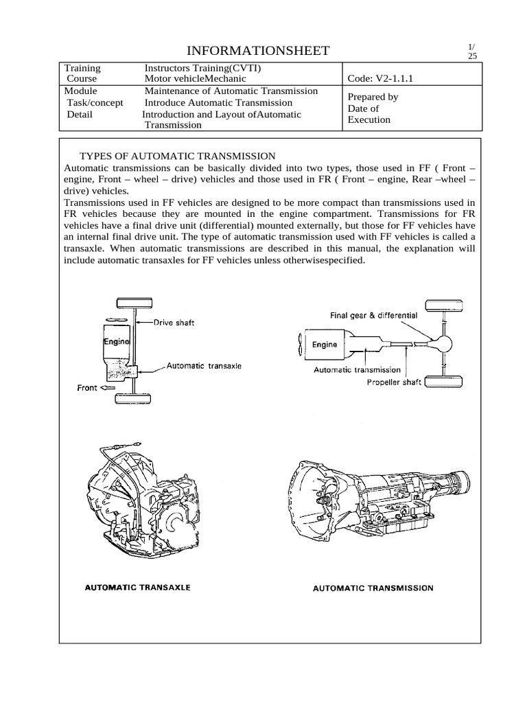 Automatic Transmission Maintenance Guide | PDF | Automatic Transmission ...