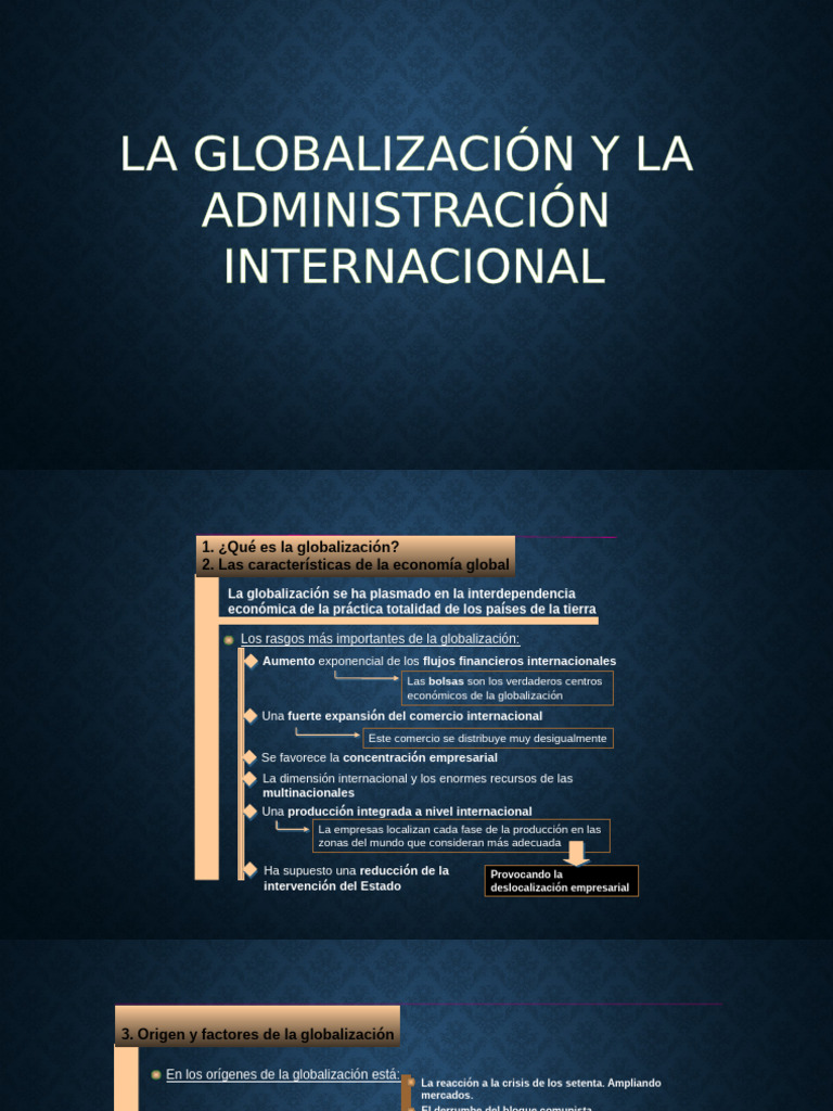 Impacto de la Globalización en la Economía | PDF | Globalización ...