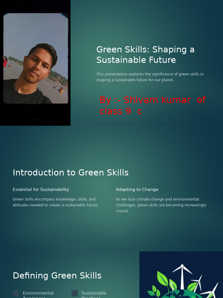 Green Skills for a Sustainable Future | PDF | Sustainability ...