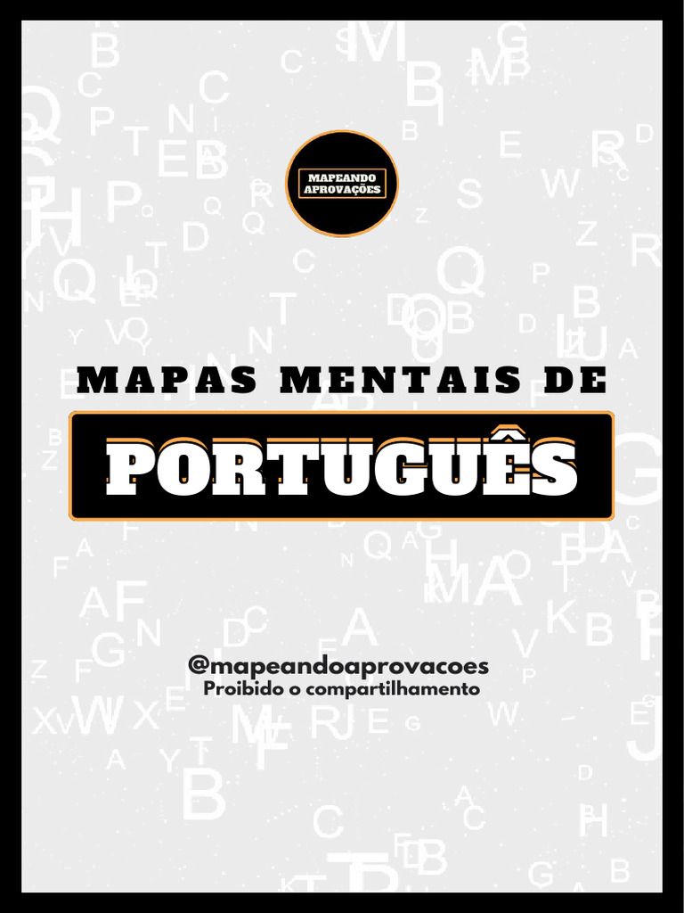 Mapa Mental Português | PDF | Assunto (gramática) | Pronome