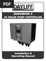 Difful Solar Pump Controller Manual | PDF | Power Supply | Solar Panel