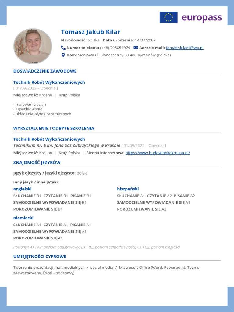 CV - Polski | PDF