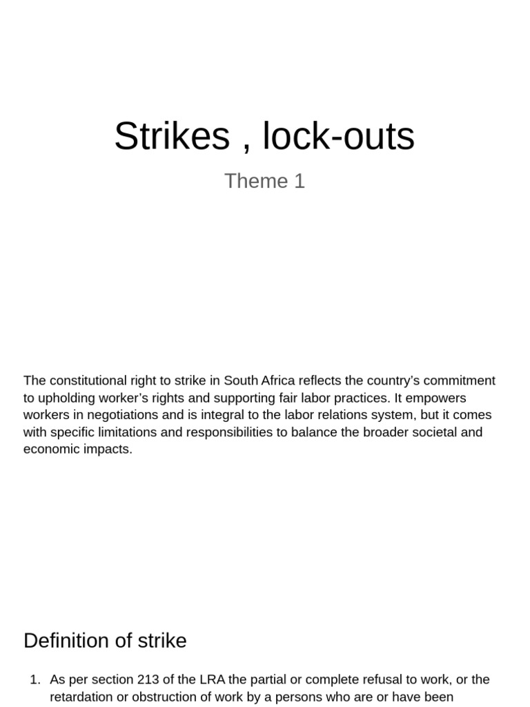 Learning Unit 8 | PDF | Strike Action | Employment