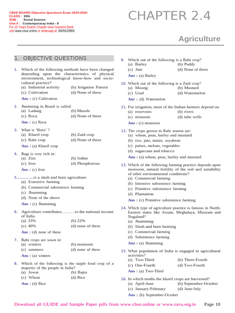 Agriculture Pdf Agriculture Organic Farming