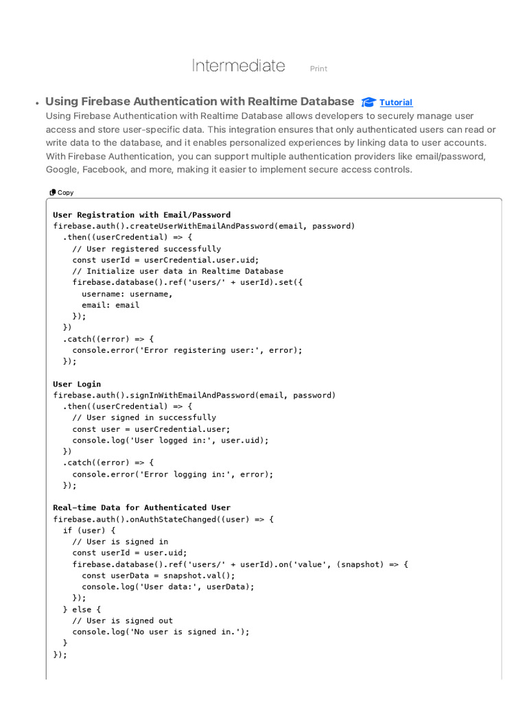 GoogleRealtimeDB Intermediate | PDF | Databases | Database Transaction