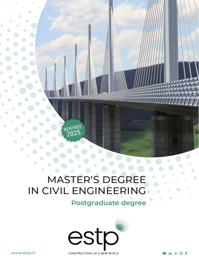 ESTP Paris: Master's in Civil Engineering | PDF | Academic Degree