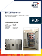 Fest Converter: Technical Data of The Drive