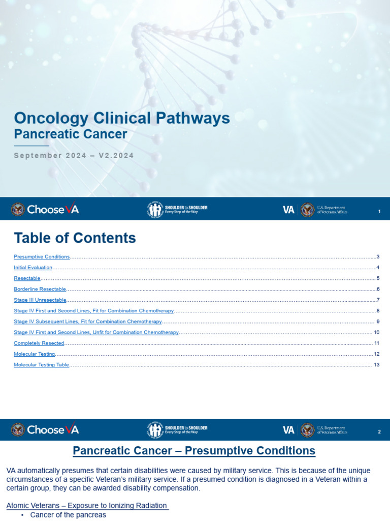 Pancreatic Cancer Clinical Pathways v2 2024 | PDF | Biopsy | Chemotherapy