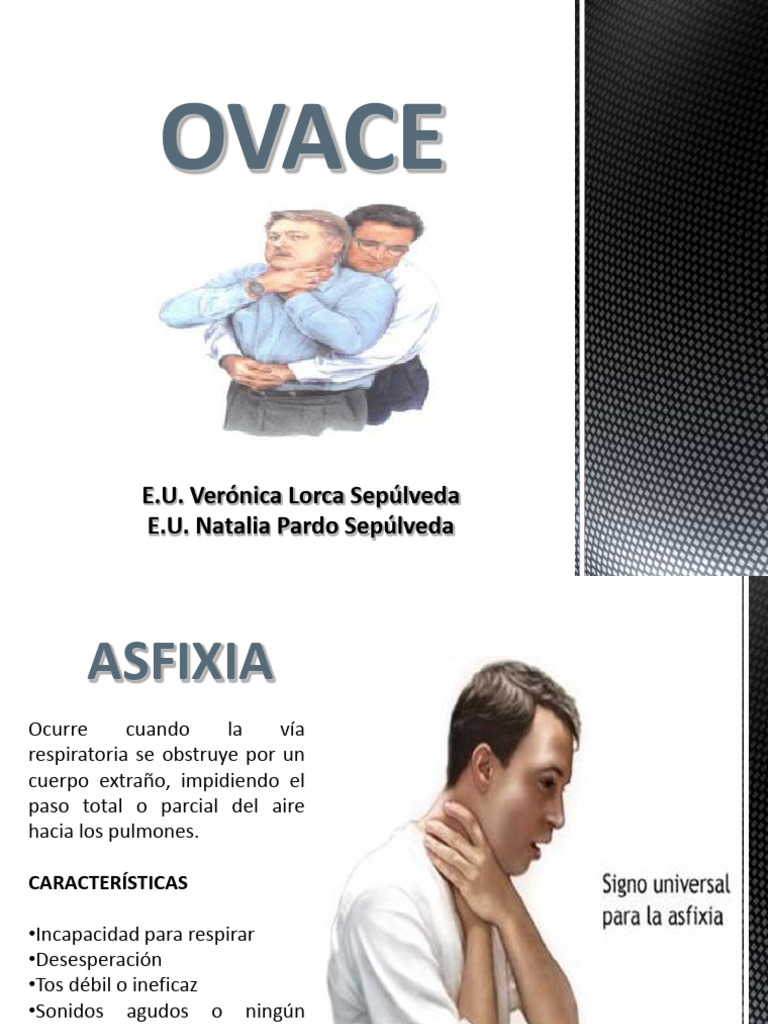 Manejo de Asfixia y OVACE en Adultos y Niños | PDF