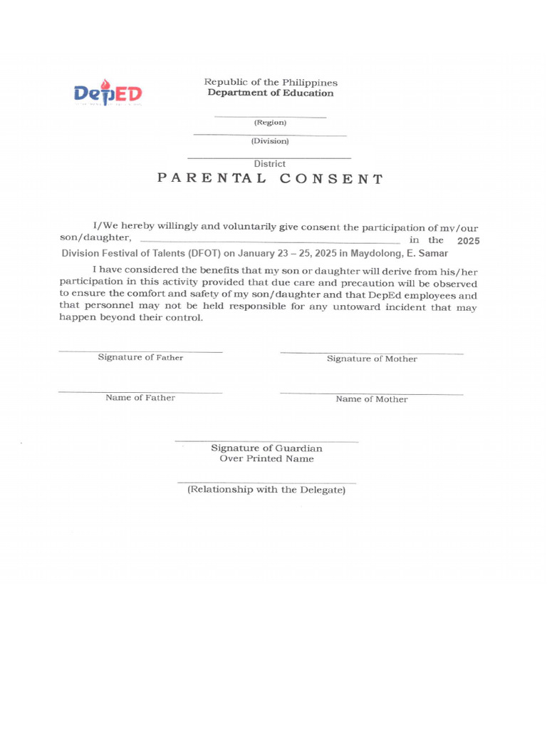DFOT 2025: Festival of Talents in Maydolong | PDF