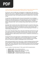 Self Reliance Plan | PDF | Family | Individualism