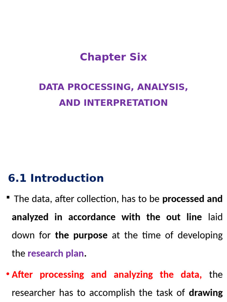 Data Processing and Analysis Overview | PDF | Statistics | Statistical ...