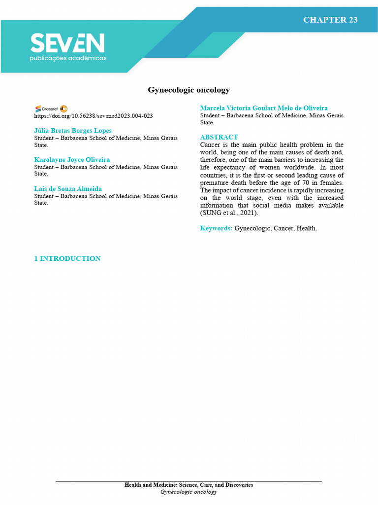 Gynecologic_oncology | PDF | Cervical Cancer | Cancer